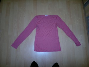 Rosa Orsay Shirt vorne