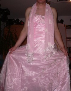 Brautkleid rosa