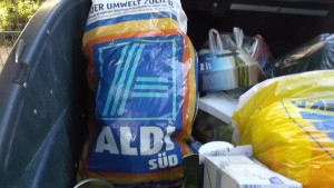 Aldi-Plastiktüten verbrennen immer am geilsten