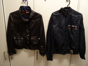 Blouson schwarz<br />Blouson blau