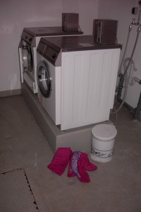 Die Waschmaschinen der Hausgemeinschaft und ... kaum zu glauben ... !