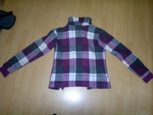 Damen benchjacke von hinten