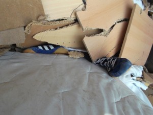Für die adidas-Ringerstiefel war ihr letzter Kampf zuende.