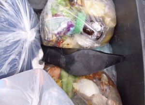 Anja02 059.jpg (373.86 KiB) 9782 mal betrachtet Ein böser Volltreffer: Ein siffiger Küchenmüllbeutel wurde herzlos direkt auf die Buffalo-Lackstiefel geschmissen.