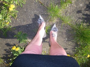 bei dieser session wurden diese heels verschont, dafür wurden sie später verbrannt :-)