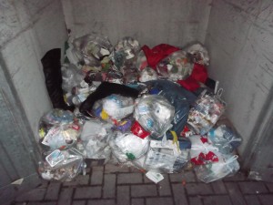Müll0214 053.jpg (3.57 MiB) 10040 mal betrachtet Blick in eine Müllboxbehausung.