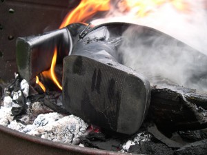 combien de temps ses talons vont tenir face a ce feu d enfer !!