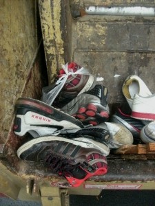 Auch wenn es so aussehen mag: Es gab keine Freiheit für die Müll-Sneaks!