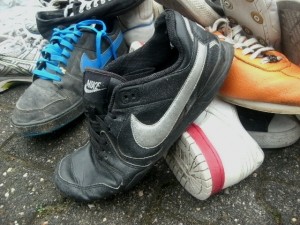 Nike Saku mit gequetschter Sohle - nur noch geiler Müll!