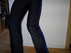 Müllhose lycra letzte Woche kleines Loch