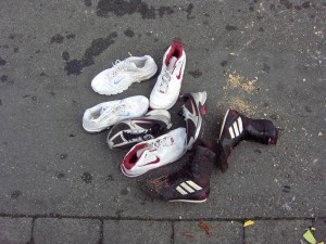 Authentische Pressmüllautoschuhe!