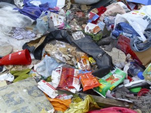 Janine08 037.jpg (423.53 KiB) 29511 mal betrachtet Unter den Stiefeln lag ein schon länger liegender und schon braun vergammelter aufgeplatzter Müllbeutel mit Essensresten. Igitt!