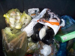 Müll0512 207.jpg (117.01 KiB) 6754 mal betrachtet Ein ganz alltägliches Ende für alte Schuhe!