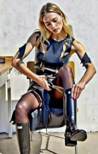 Sandra knipt linker Glossy Hunter helemaal open 10.12.jpeg