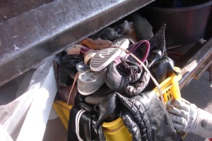 Der &quot;Schatz&quot; hat wieder Platz im Schuhschrank und in der Müllschüttung ist in wenigen Augenblicken auch gleich wieder Platz. Hehe!